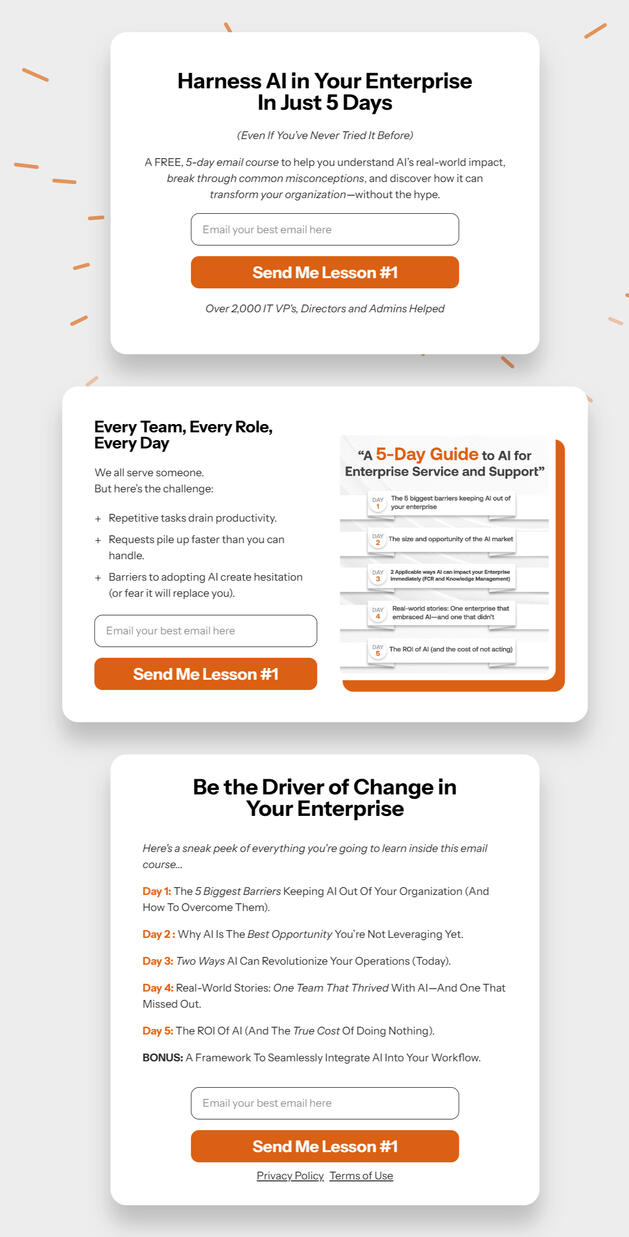 5 Day Email Course